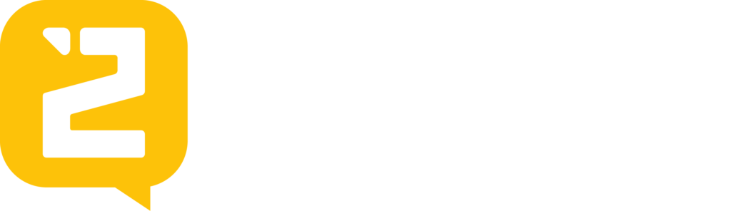 2ie werbetechnik logo zweifarbig gelb weiss